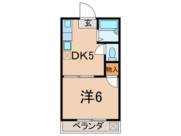 タウンハウスツクモの物件間取画像